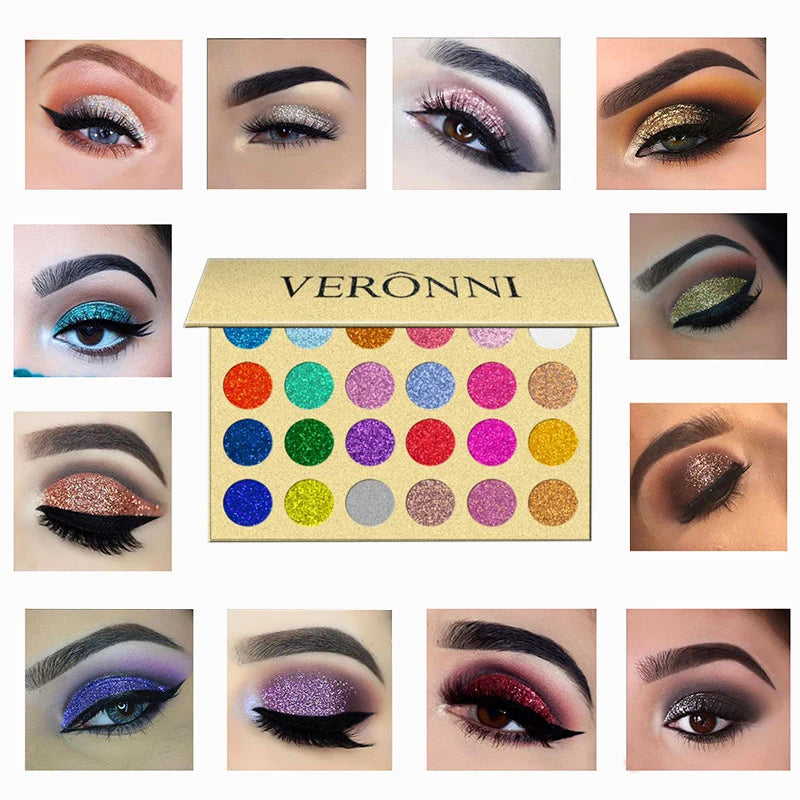 VERONNI Sombra com Glitter