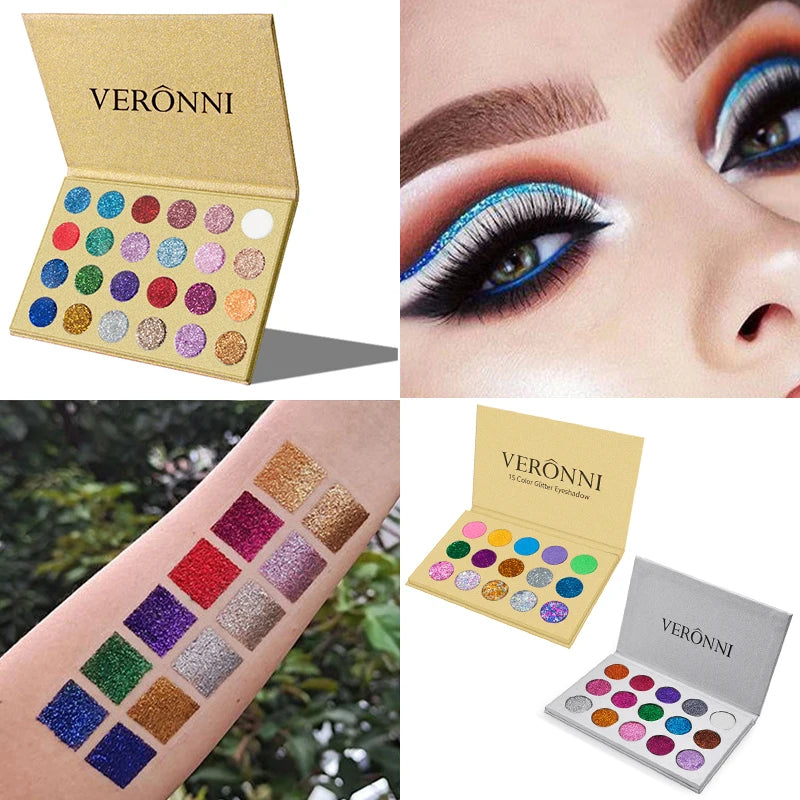 VERONNI Sombra com Glitter