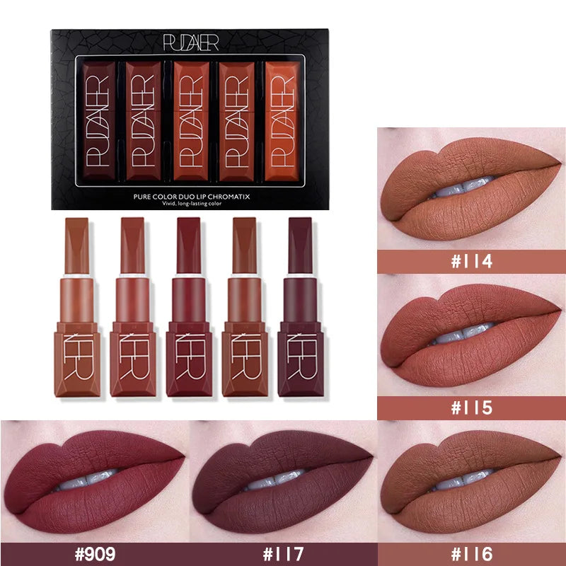Long-Lasting Lipstick Matte Pumpkin