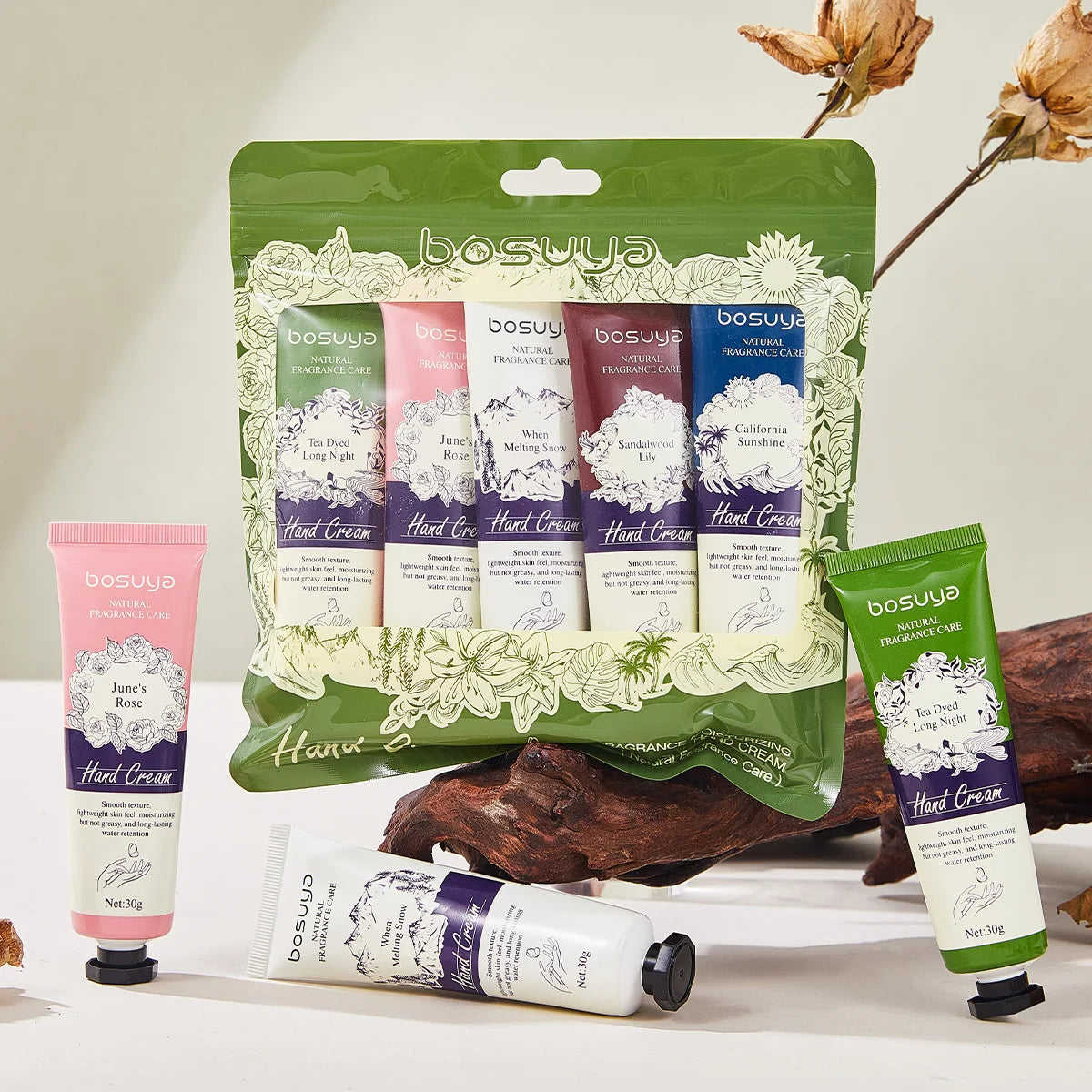 Kit Creme de Mão Perfumado 5pcs