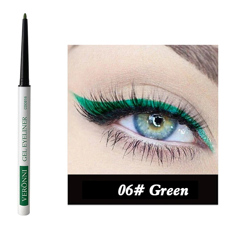 VERONNI 6 Colors Matte Eyeliner Gel