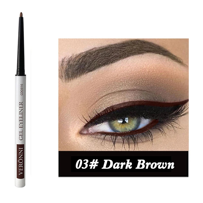 VERONNI 6 Colors Matte Eyeliner Gel
