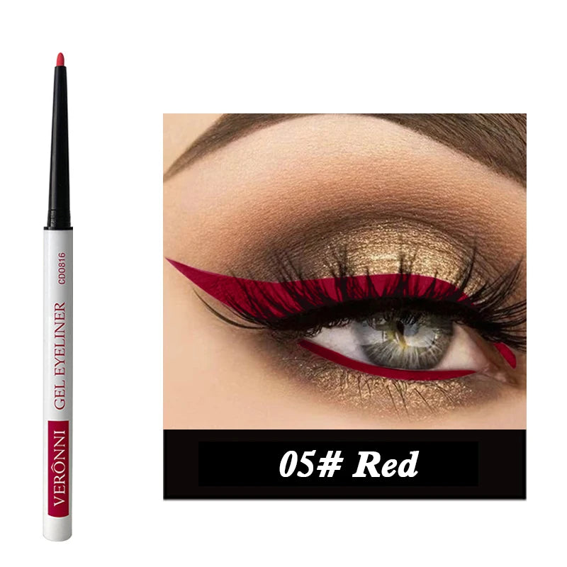 VERONNI 6 Colors Matte Eyeliner Gel